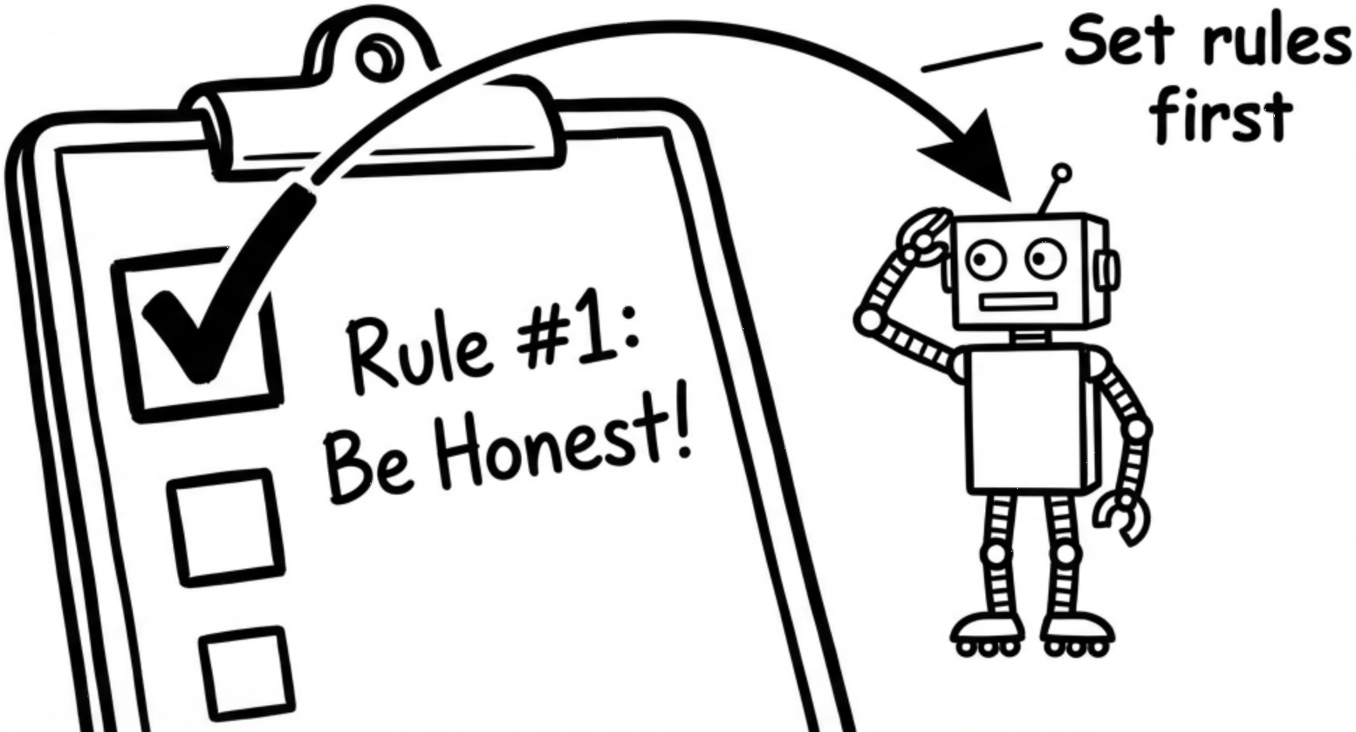A child pausing before accepting an AI-generated claim